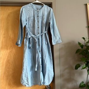 Gap maternity denim dress M